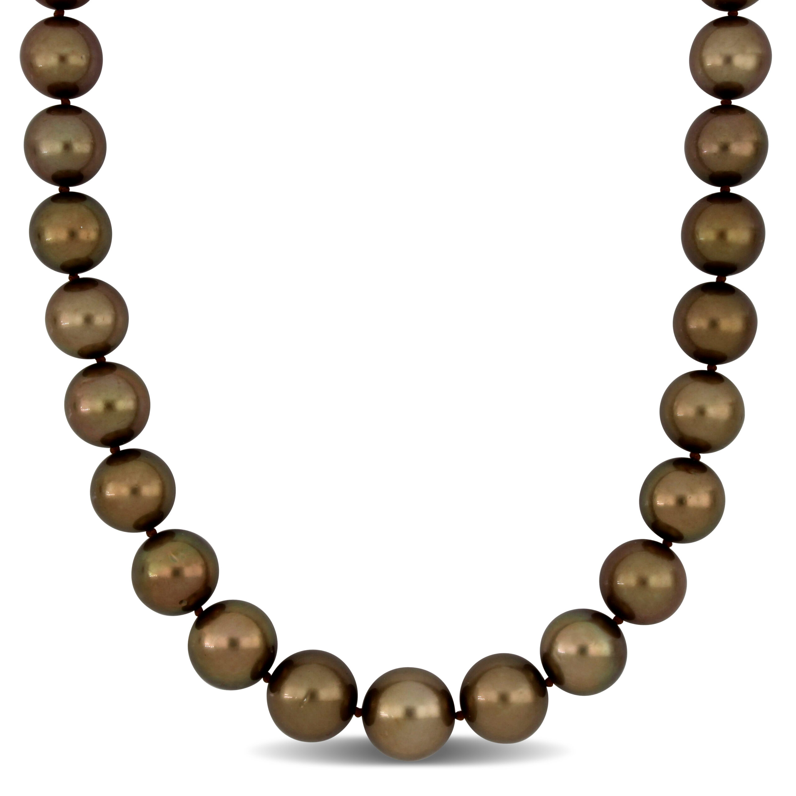 brown tahitian necklace